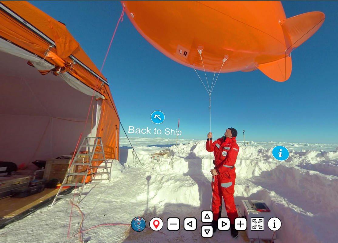 Ученые запустили сайт с виртуальным туром по ледовому лагерю