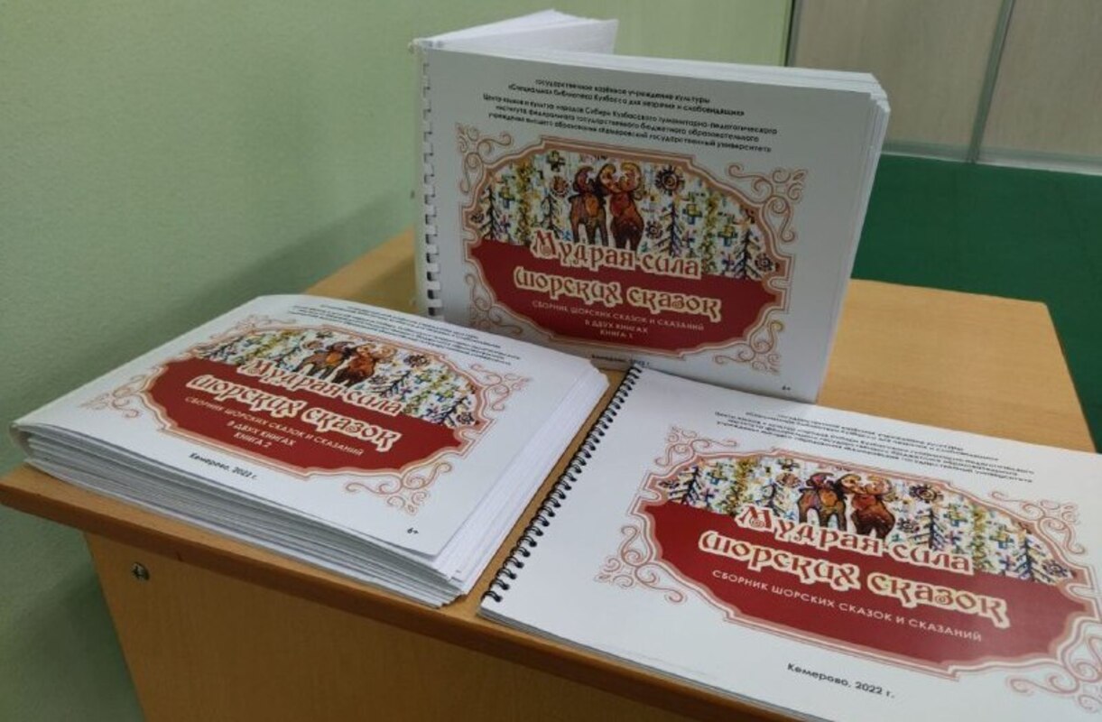 В Новокузнецке представили книгу шорских сказок для детей с проблемами зрения